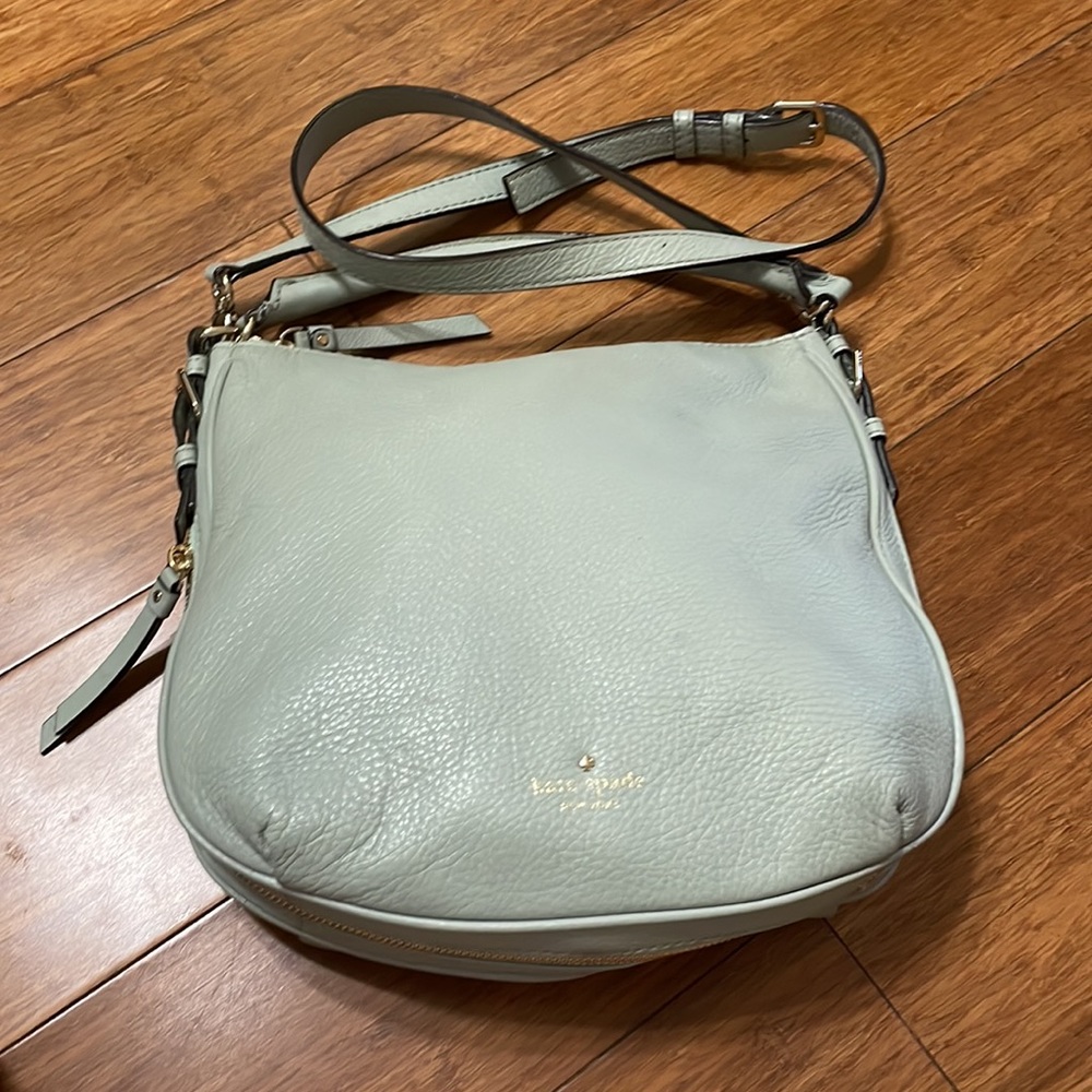 Kate Spade green peebled leather handle bag - Picture 11 of 11